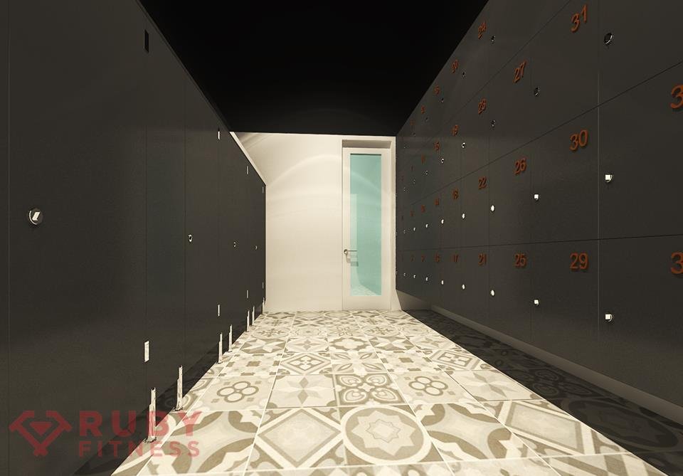 Thiết kế 3D phương án nội thất phòng tập gym