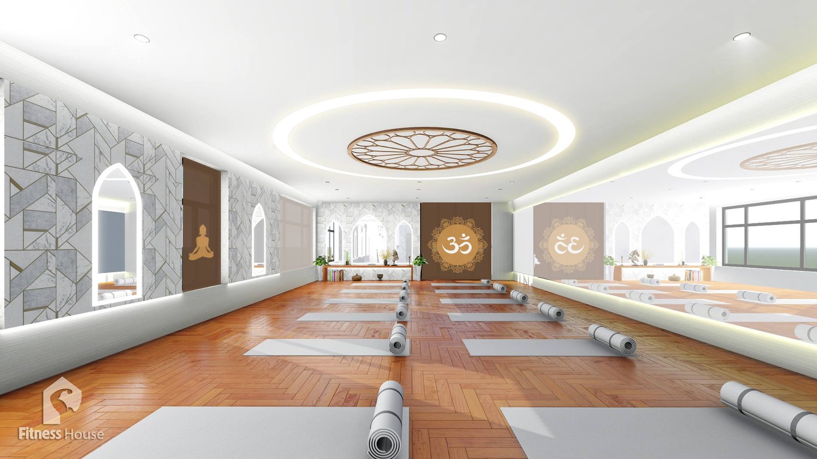 Thiết kế hình ảnh 3D cho phòng tập gym