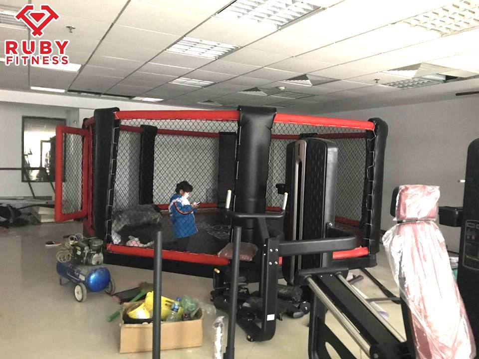 lắp đặt bộ lồng MMA kickfit boxing