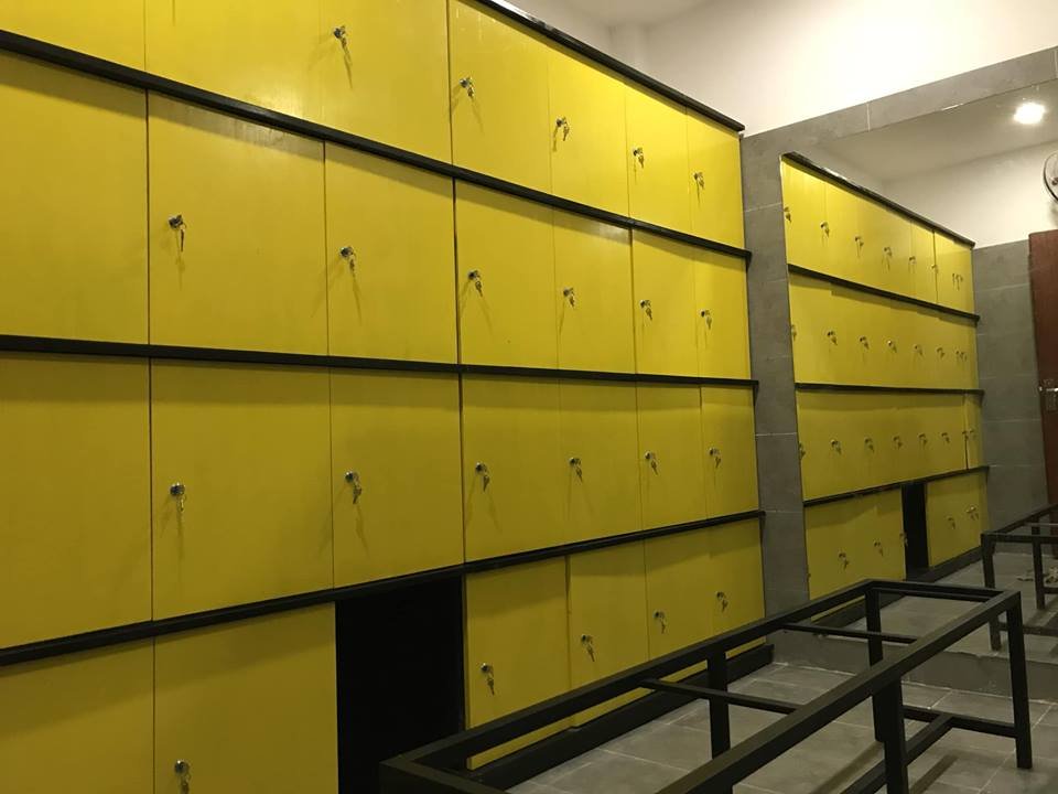 tủ locker để đồ tại phòng tập gym