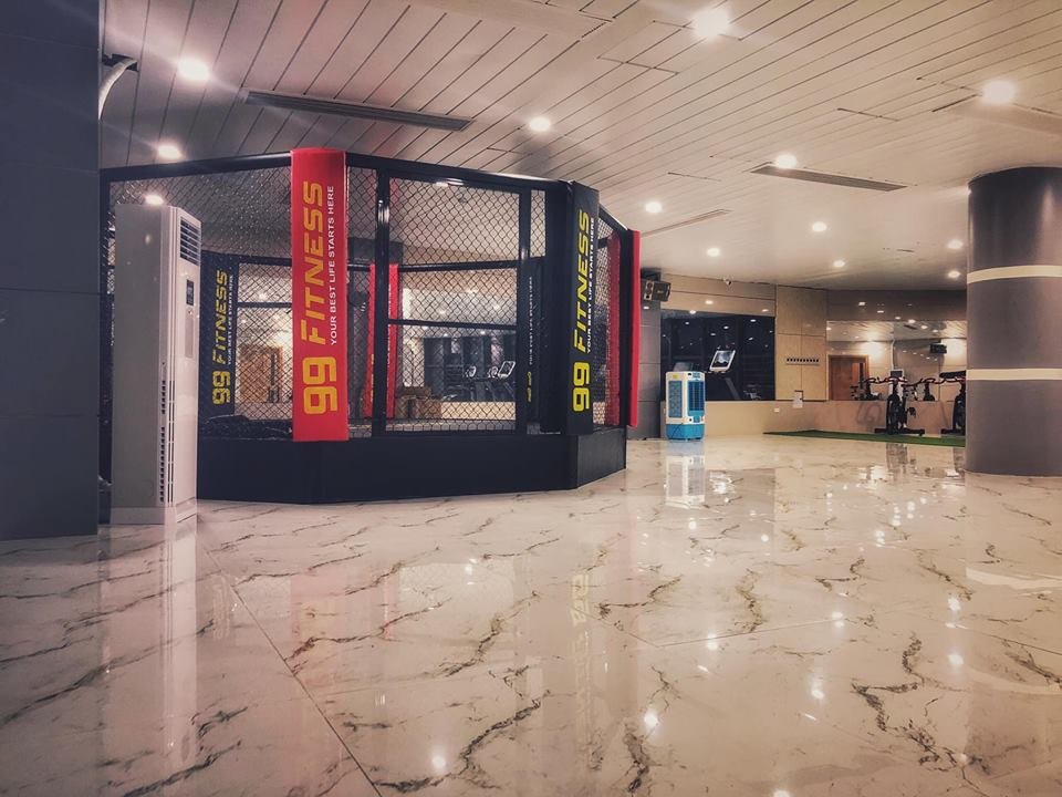 setup gym với lồng MMA - boxing nổi bật