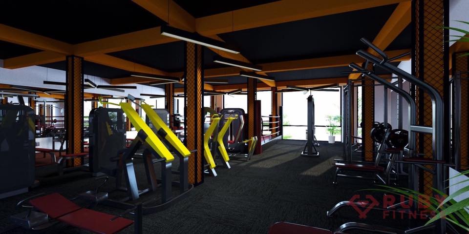 Dựng hình render 3D cho phòng gym