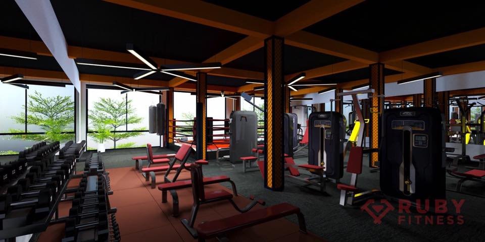 Hình ảnh 3D đồ họa vi tính cho phòng tập gym