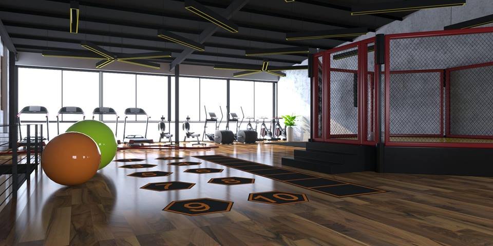 Thiết kế hình ảnh 3D cho phòng tập gym thor fitness