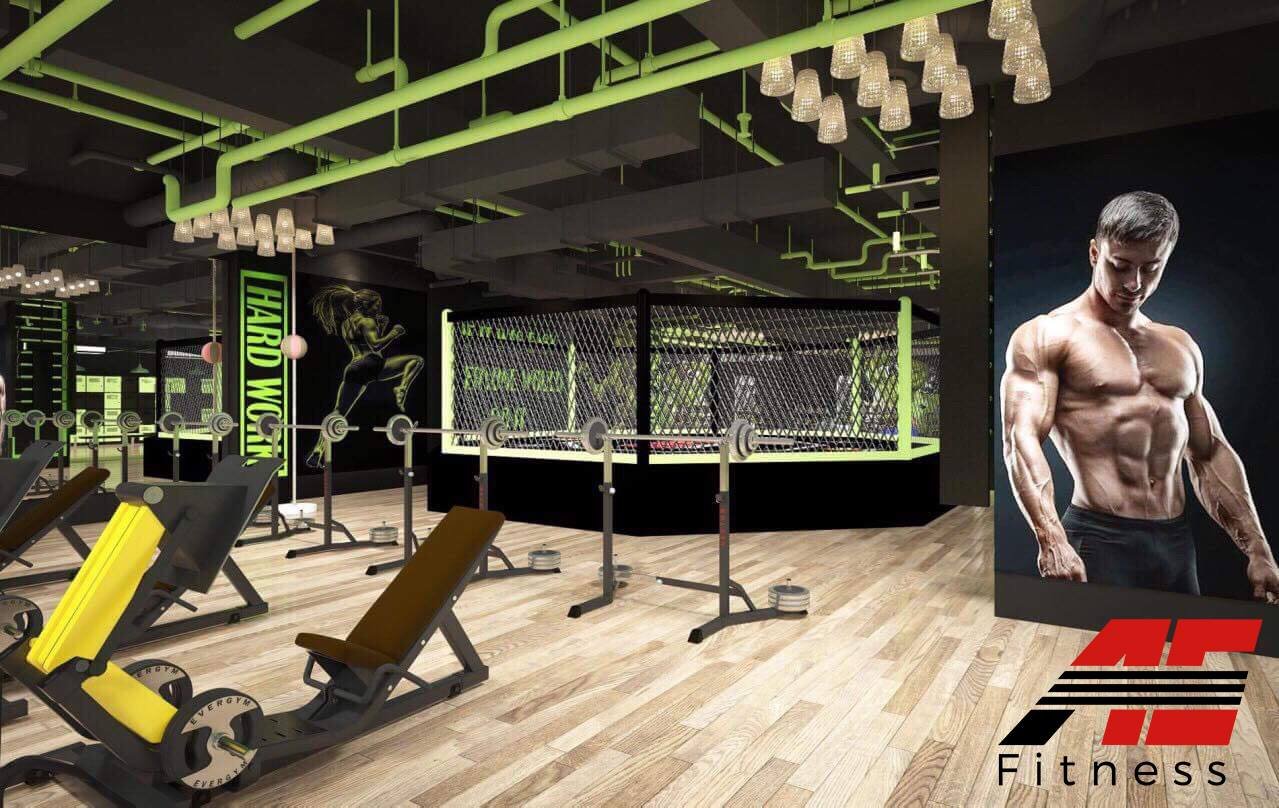 Các góc ảnh 3D minh họa phòng tập gym