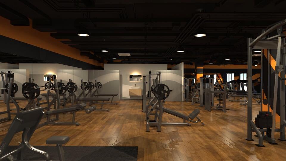 Hình ảnh 3D đồ họa vi tính cho phòng tập gym