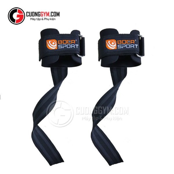 Dây kéo lưng - Lifting straps có cuốn cổ tay (mã sản phẩm: CGB-114)